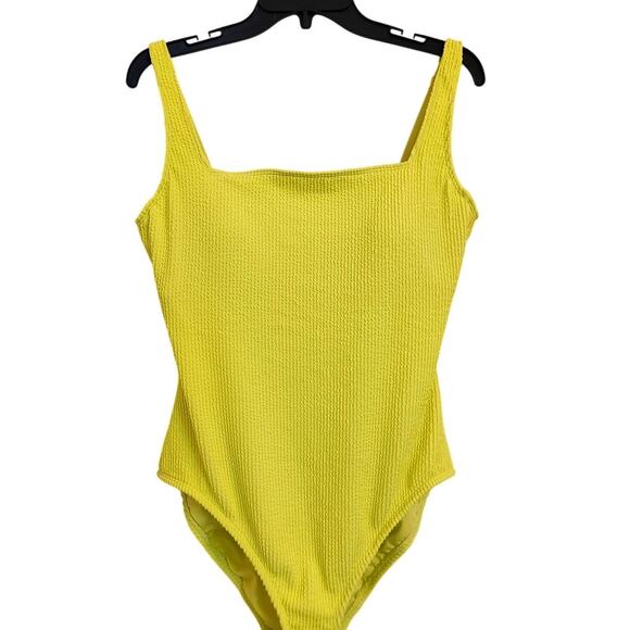 NWT Bleu Rod Beattie Yellow/Lime Green One Piece Swimsuit 12 - Picture 2 of 6